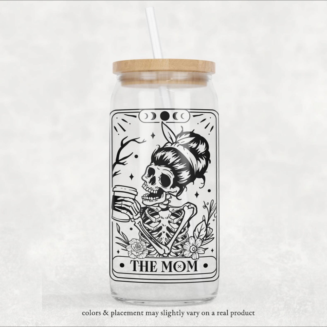 The Mom Skull Tarot Card Cup