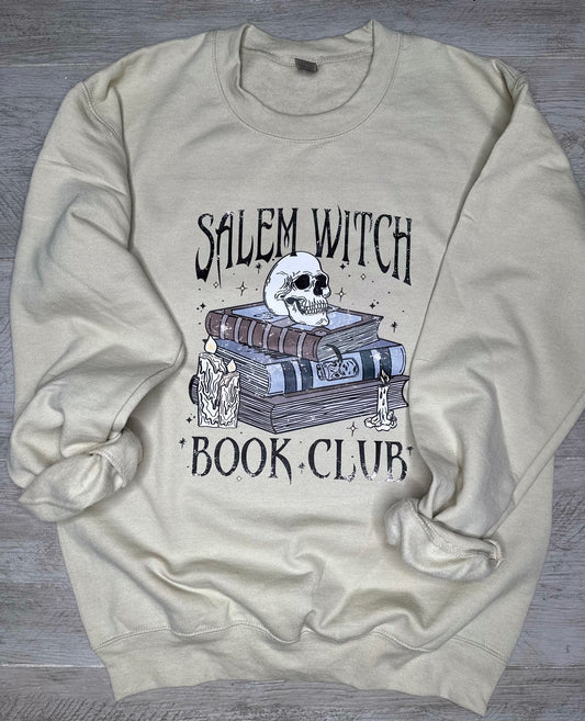 Salem Witch Book Club - Crewneck/Sand