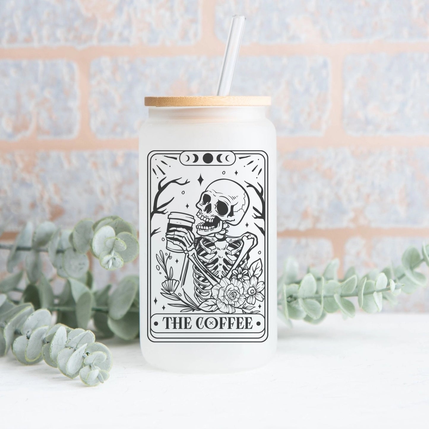 The Coffee Skull Tarot Card Cup