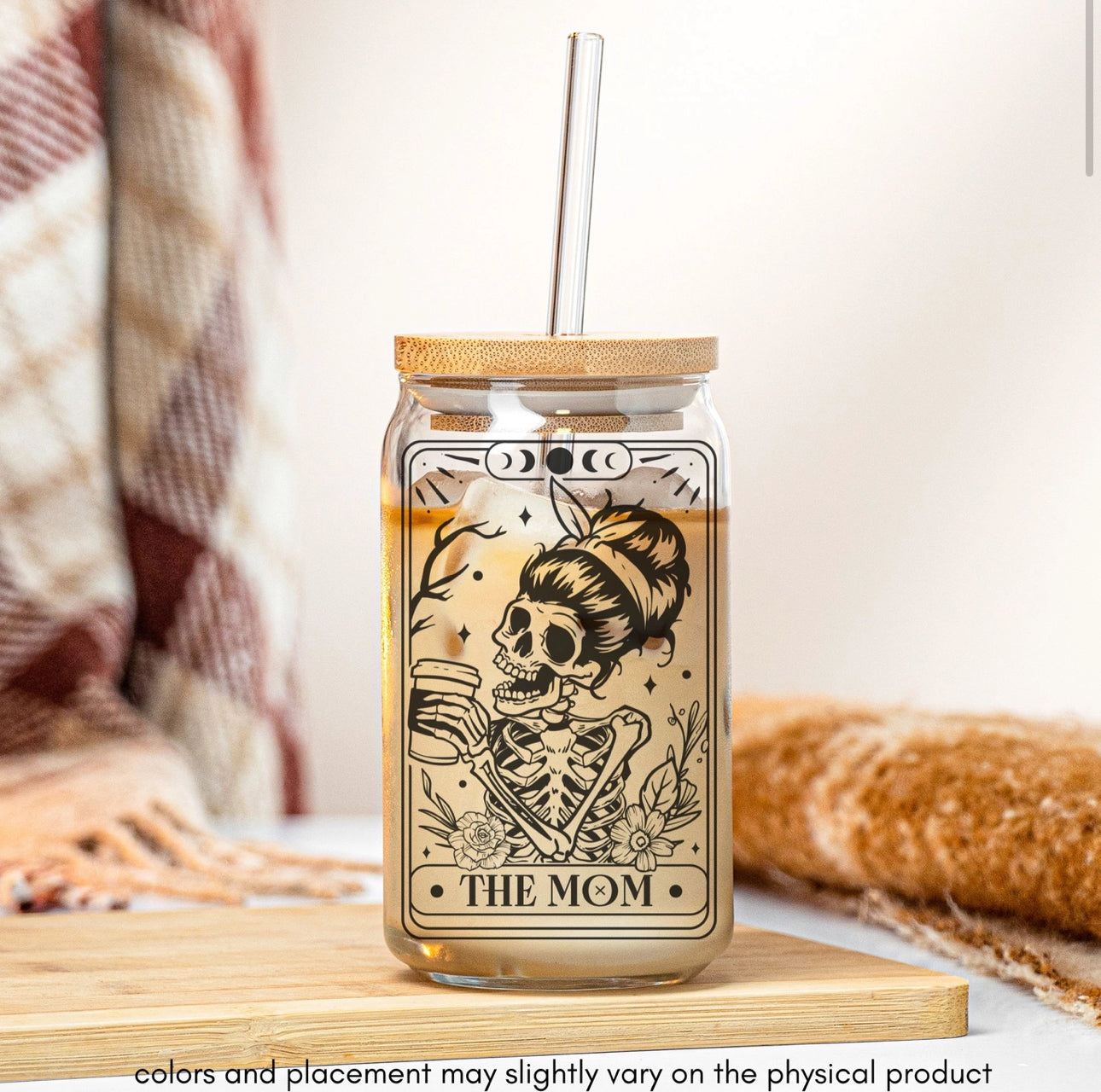 The Mom Skull Tarot Card Cup