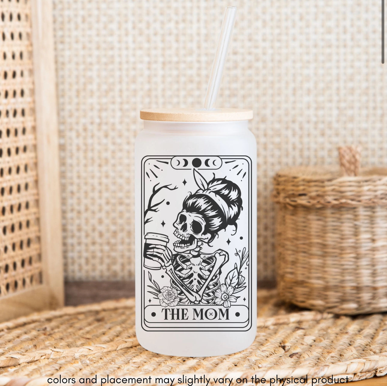 The Mom Skull Tarot Card Cup